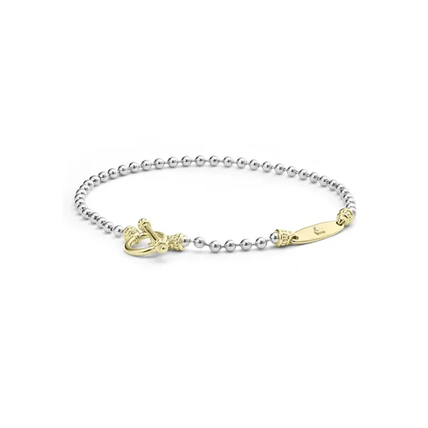 Two Tone Beaded Toggle Bracelet thumb image 1