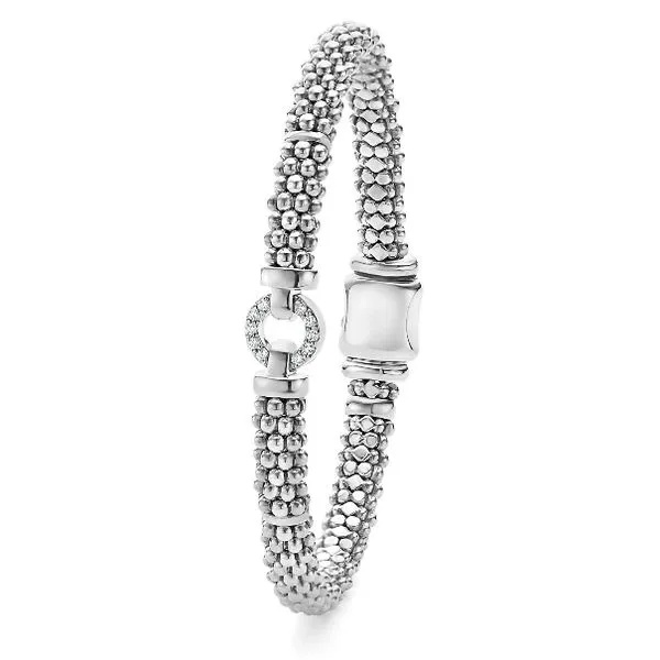 Diamond Circle Bracelet Image 2 Baxter's Fine Jewelry Warwick, RI