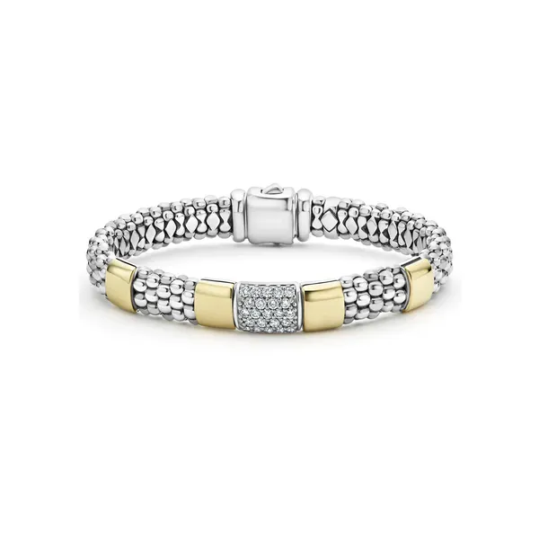 Gold Station Diamond Bracelet | 9mm Baxter's Fine Jewelry Warwick, RI