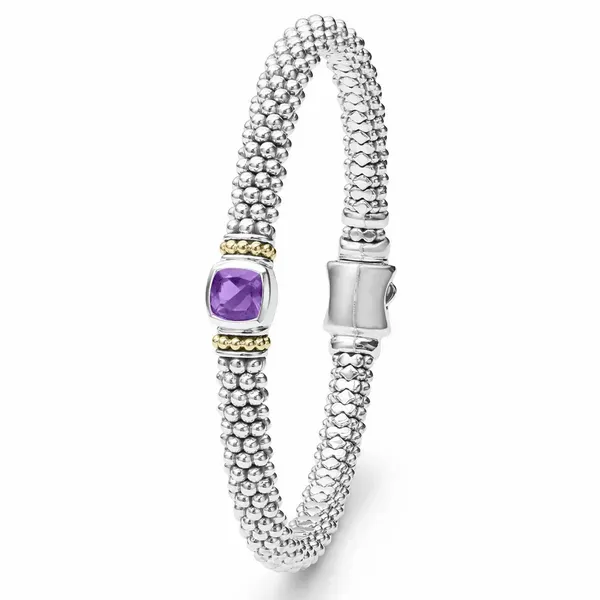 6mm Amethyst Caviar Bracelet Image 2 Baxter's Fine Jewelry Warwick, RI