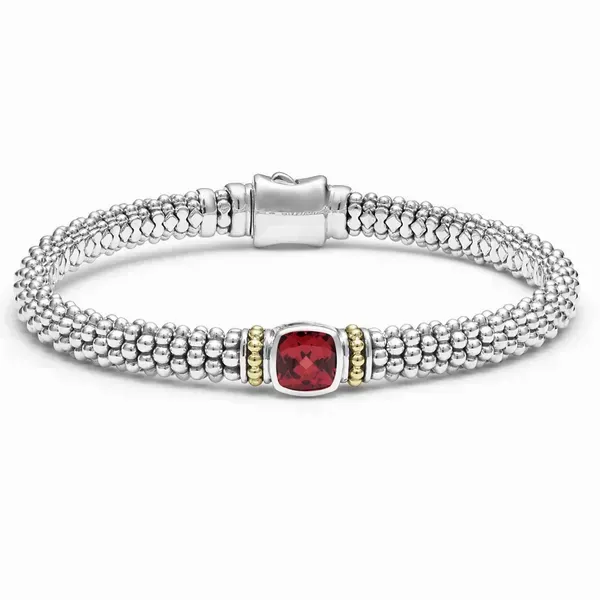 6mm Rhodolite Garnet Caviar Bracelet Baxter's Fine Jewelry Warwick, RI