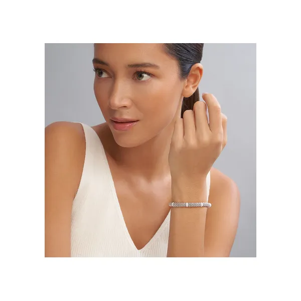 Ceramic Station Caviar Bracelet | 6mm Image 2 Baxter's Fine Jewelry Warwick, RI