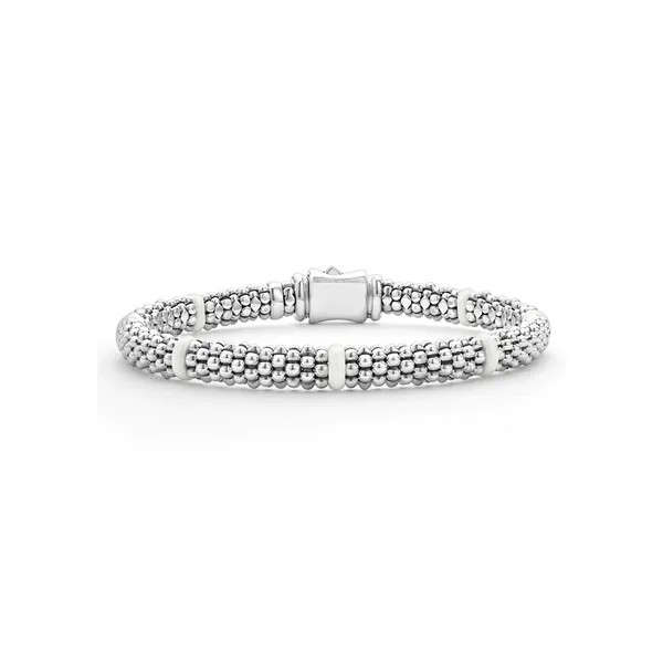 Ceramic Station Caviar Bracelet | 6mm Baxter's Fine Jewelry Warwick, RI