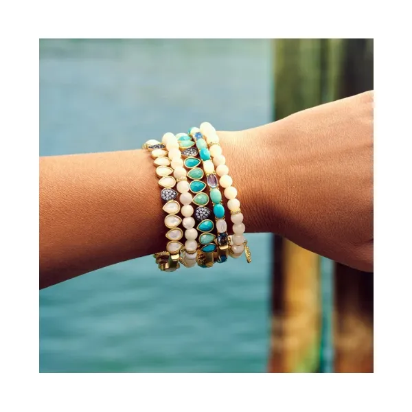 Color Theory Matte Bead Stretch Bracelet thumb image 2