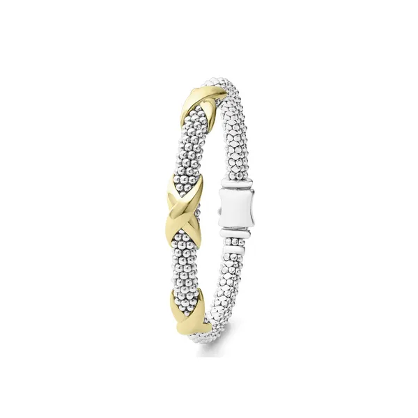 Three Station X Caviar Bracelet | 6mm thumb image 2