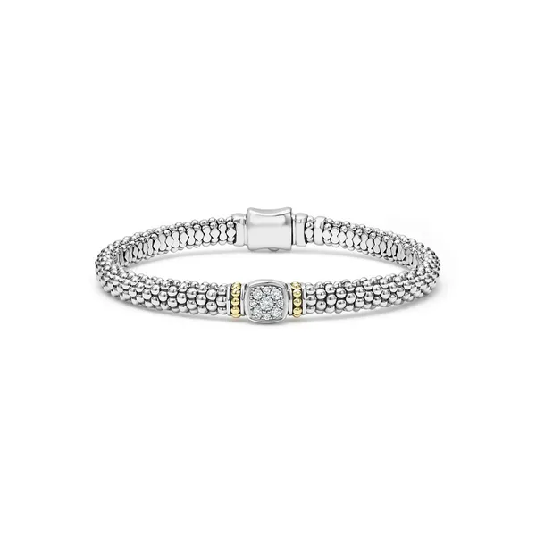 Diamond Caviar Bracelet | 6mm thumb image 1