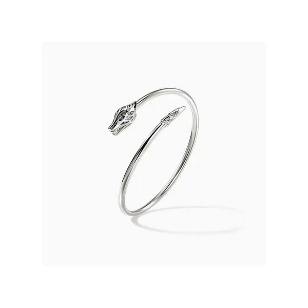 Naga Cuff, Sterling Silver, Slim thumb image 1