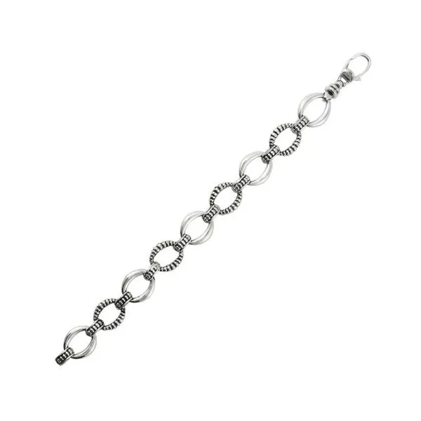 Oval Fluted Link Bracelet thumb image 2