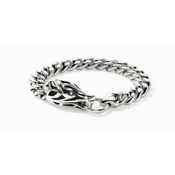 Naga Bracelet, Sterling Silver, Blue Sapphire, 11MM Baxter's Fine Jewelry Warwick, RI