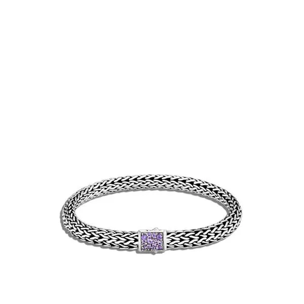 Reversible Classic Chain Bracelet, Amethyst Baxter's Fine Jewelry Warwick, RI
