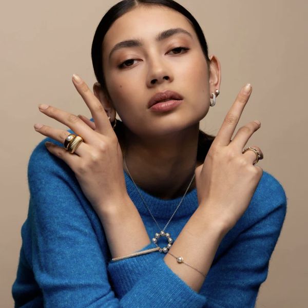 Gold Plated Pave CZ Bangle Image 2 Baxter's Fine Jewelry Warwick, RI