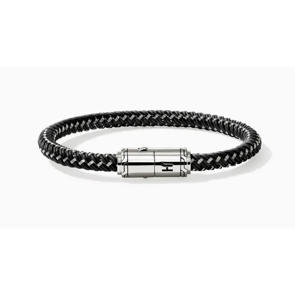 Cord Bracelet, Sterling Silver, Rubber Baxter's Fine Jewelry Warwick, RI