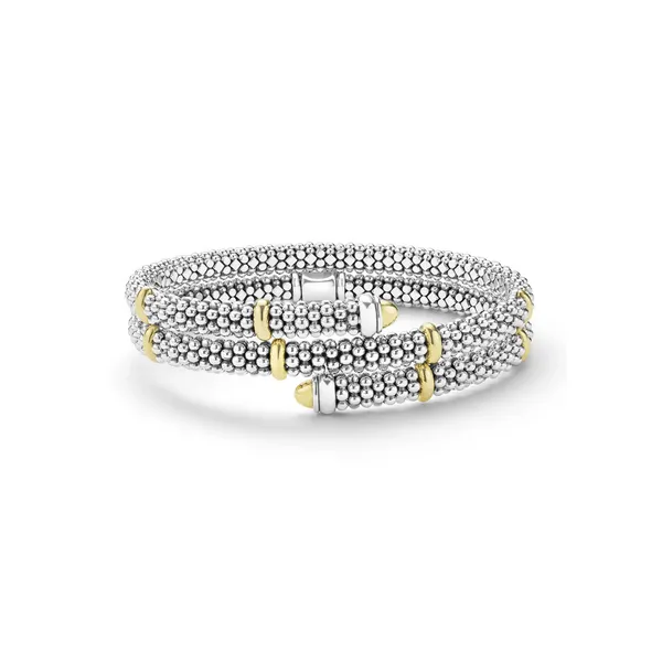 Two-Tone Caviar Versa Wrap Bracelet 7\