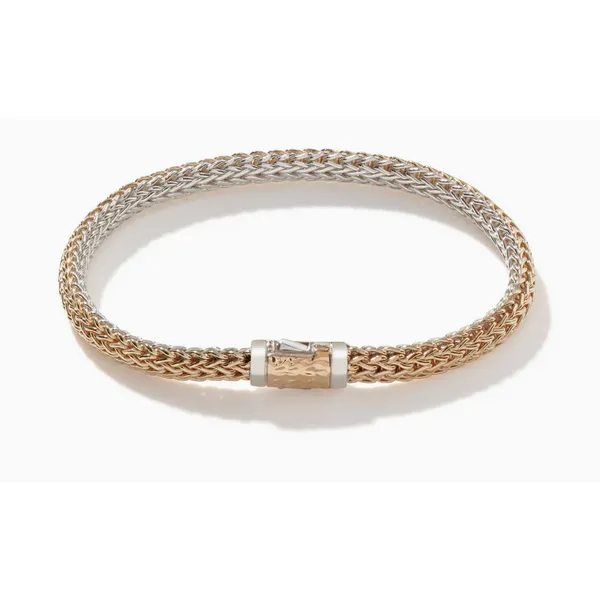 Icon Bracelet, Reversible, Gold, Sterling Silver, 5MM Baxter's Fine Jewelry Warwick, RI