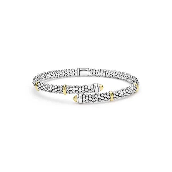 Two-Tone Caviar Versa Bypass Bracelet Baxter's Fine Jewelry Warwick, RI