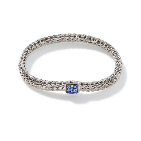 Classic Chain Blue Sapphire Bracelet Baxter's Fine Jewelry Warwick, RI