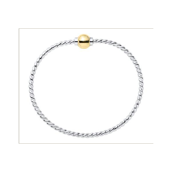 Sterling Silver and 14k Yellow Gold Cape Cod Bracelet Baxter's Fine Jewelry Warwick, RI