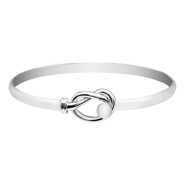 Sterling Silver Love Knot Bangle Baxter's Fine Jewelry Warwick, RI