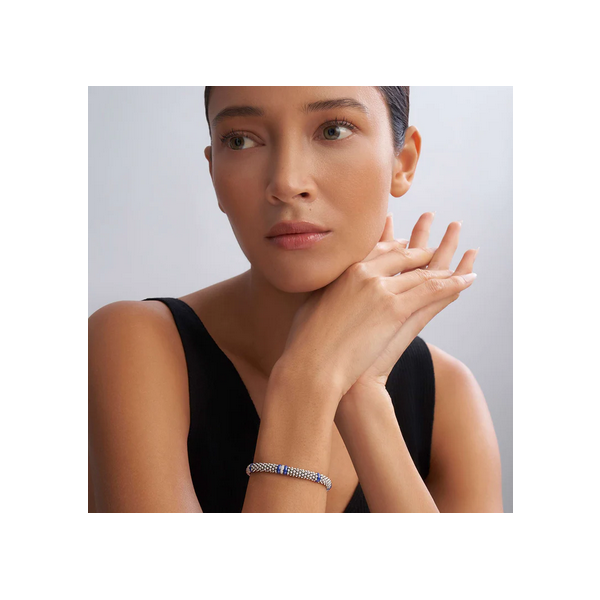 Single Station Diamond Caviar Bracelet | 6mm Image 2 Baxter's Fine Jewelry Warwick, RI