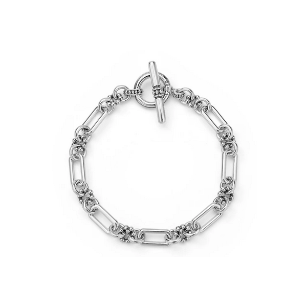 Petite Sterling Silver Link Bracelet Baxter's Fine Jewelry Warwick, RI