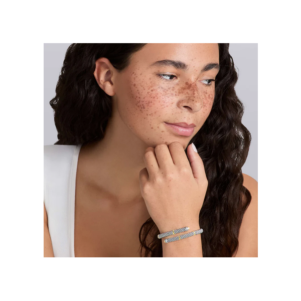 Two-Tone Caviar Versa Bypass Bracelet Image 2 Baxter's Fine Jewelry Warwick, RI