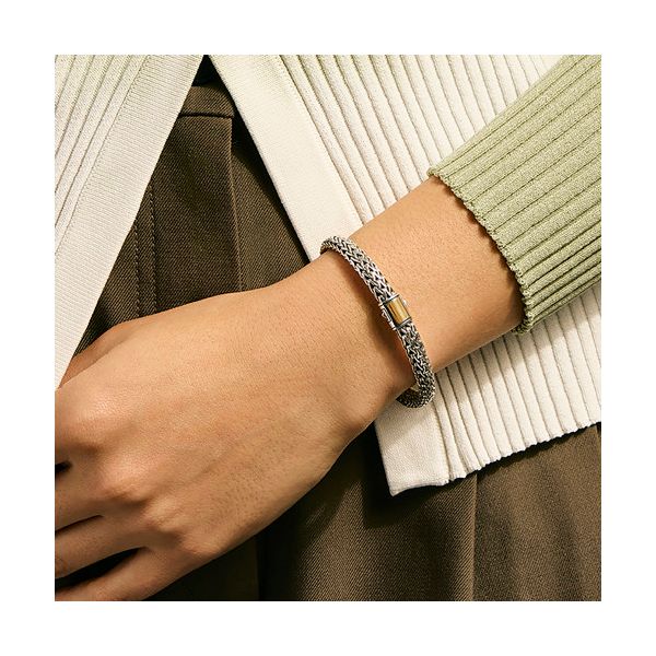 Two Tone Icon Bracelet Image 2 Baxter's Fine Jewelry Warwick, RI