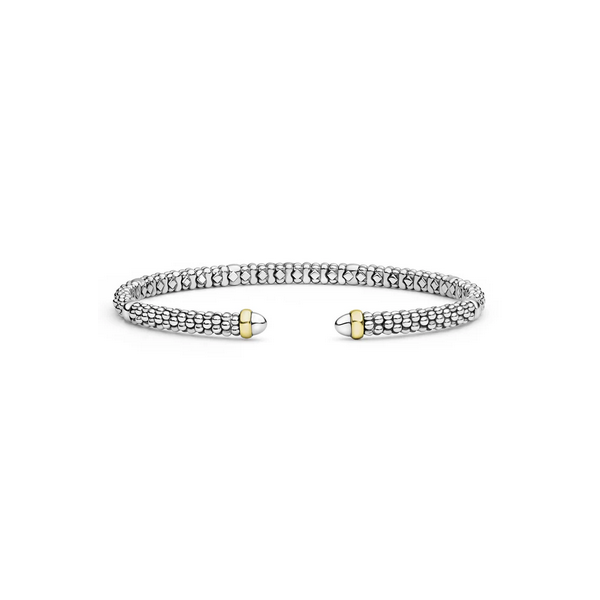Two-Tone Mini Versa Torque Bracelet | 3mm Baxter's Fine Jewelry Warwick, RI
