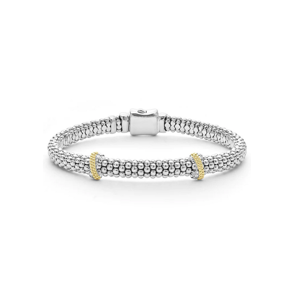 Double X Caviar Diamond Bracelet 6mm Baxter's Fine Jewelry Warwick, RI