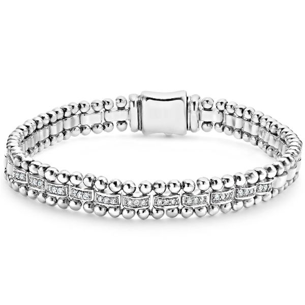 Caviar Diamond Link Bracelet Baxter's Fine Jewelry Warwick, RI