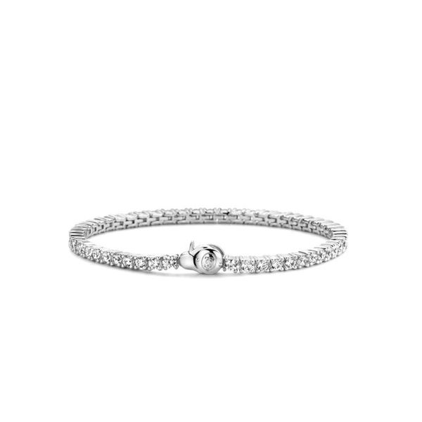 Silver CZ Tennis Bracelet Baxter's Fine Jewelry Warwick, RI
