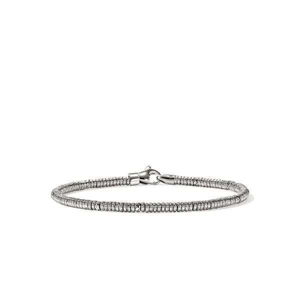 Heishi Bracelet, Sterling Silver, 2.5MM Baxter's Fine Jewelry Warwick, RI