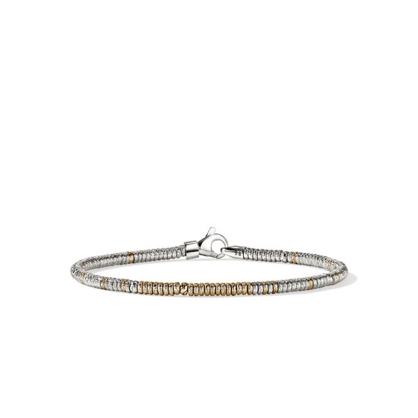 Heishi Bracelet, Gold, Sterling Silver, 2.5MM Baxter's Fine Jewelry Warwick, RI