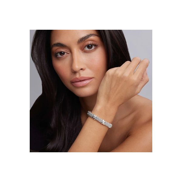 Five Station X Caviar Bracelet | 9mm Image 3 Baxter's Fine Jewelry Warwick, RI