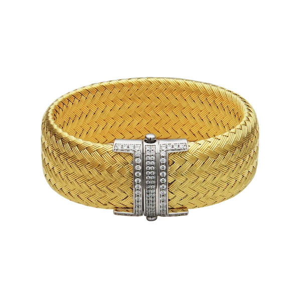 Sterling Silver Gold Plated 23mm Wide Bracelet Baxter's Fine Jewelry Warwick, RI