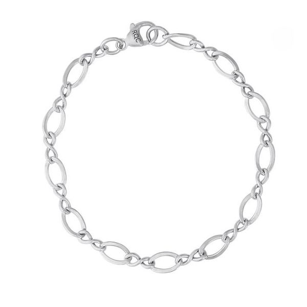 Large Figure Eight Link Classic Bracelet Baxter's Fine Jewelry Warwick, RI