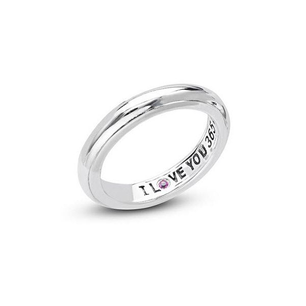 Sterling Silver ‘I Love You 365 Days A Year’ Stackable Band Rings Baxter's Fine Jewelry Warwick, RI