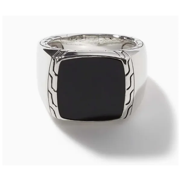 Carved Signet Ring, Sterling Silver Baxter's Fine Jewelry Warwick, RI