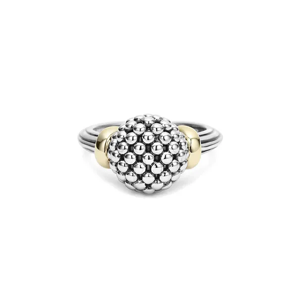 Lagos Caviar Ball Ring 001-620-05633 SS | Baxter's Fine