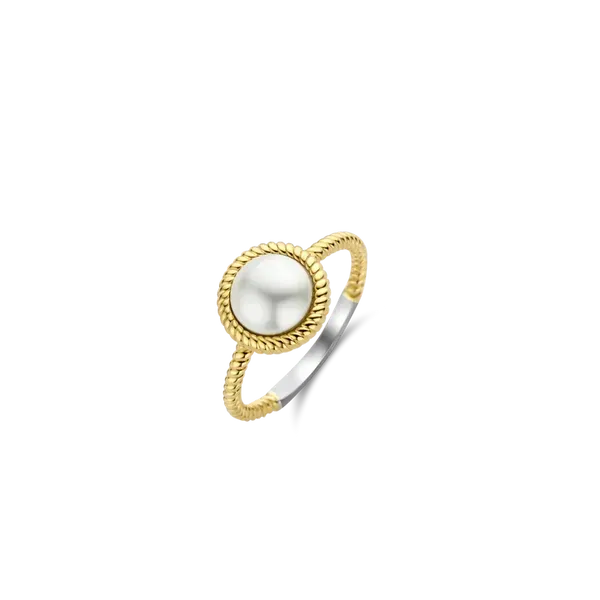 Gold Plated Pearl Ring thumb image 1