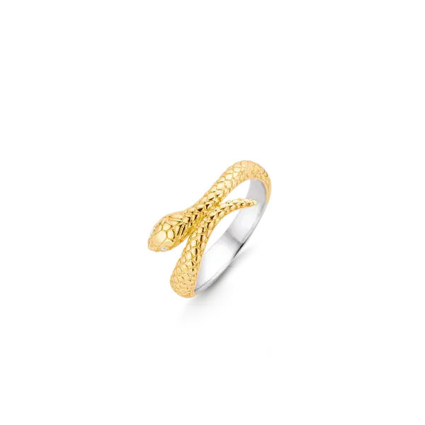 Gold Plated Snake Ring thumb image 1