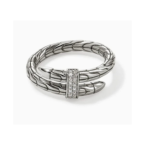 Spear Ring, Sterling Silver, Diamonds Baxter's Fine Jewelry Warwick, RI