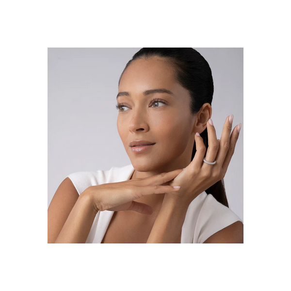 Silver Caviar Stacking Ring Image 2 Baxter's Fine Jewelry Warwick, RI