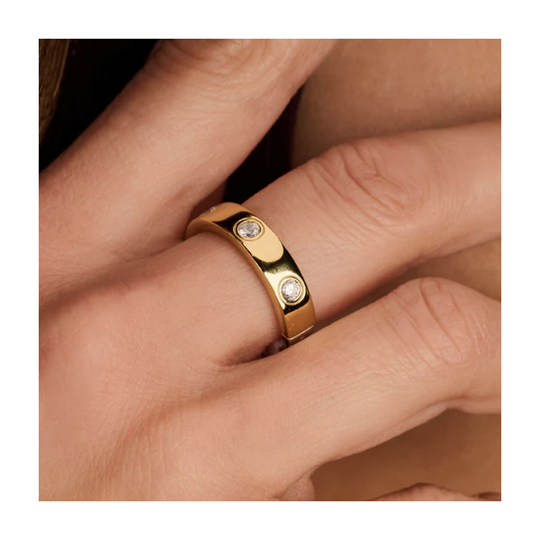Classic Zirconia Ring Image 2 Baxter's Fine Jewelry Warwick, RI
