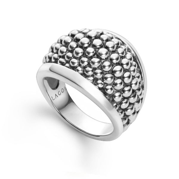 Silver Beaded Statement Ring Baxter's Fine Jewelry Warwick, RI