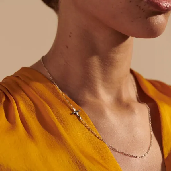 Classic Chain Cross Necklace thumb image 2