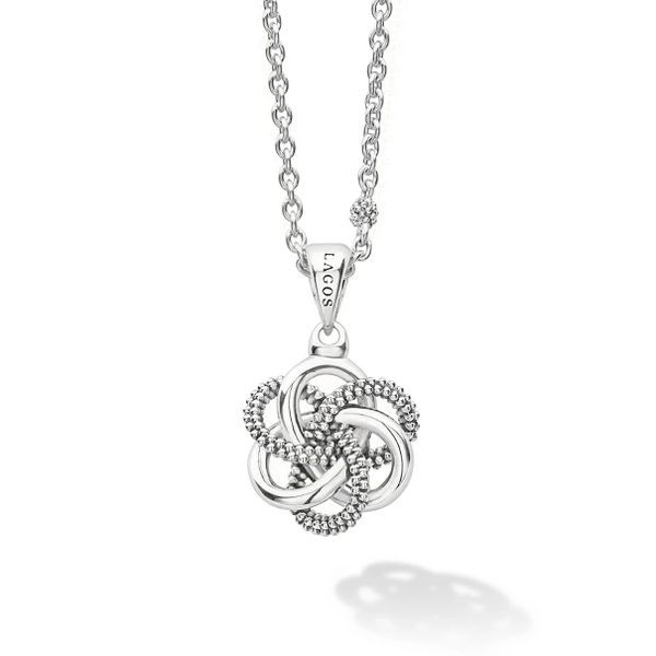 Silver Love Knot Necklace Baxter's Fine Jewelry Warwick, RI