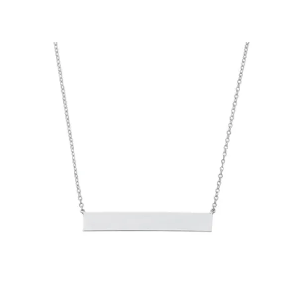 Sterling Silver Bar Necklace Baxter's Fine Jewelry Warwick, RI