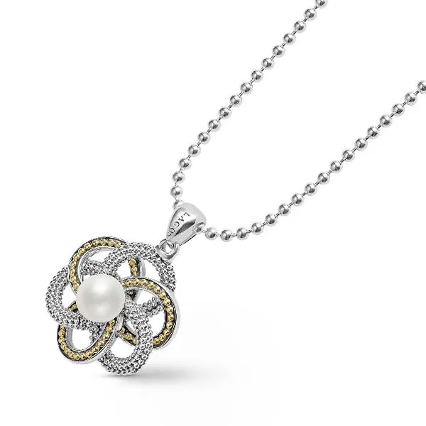 Pearl Love Knot Necklace thumb image 3