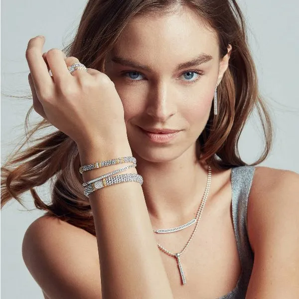 Diamond Bar Drop Necklace thumb image 3