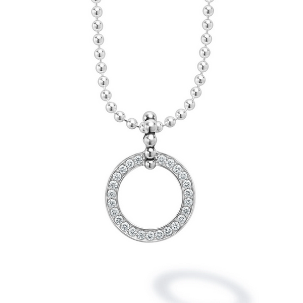 Circle Diamond Pendant Necklace Baxter's Fine Jewelry Warwick, RI